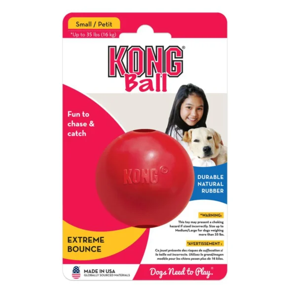 KONG® Ball w/Hole Sm KB2