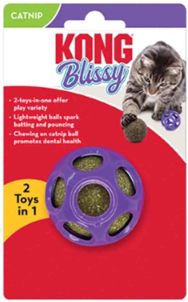 KONG Blissy Moon Ball w/catnip CBB42 PNG