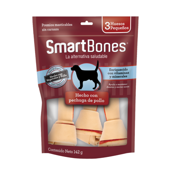 SMARTBONES HUESOS POLLO CHICOS (3 PIEZAS)